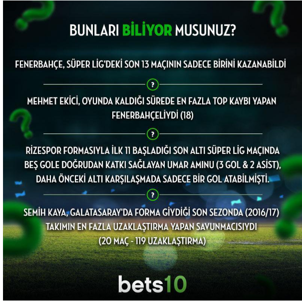Bets10 Spor Bonusları